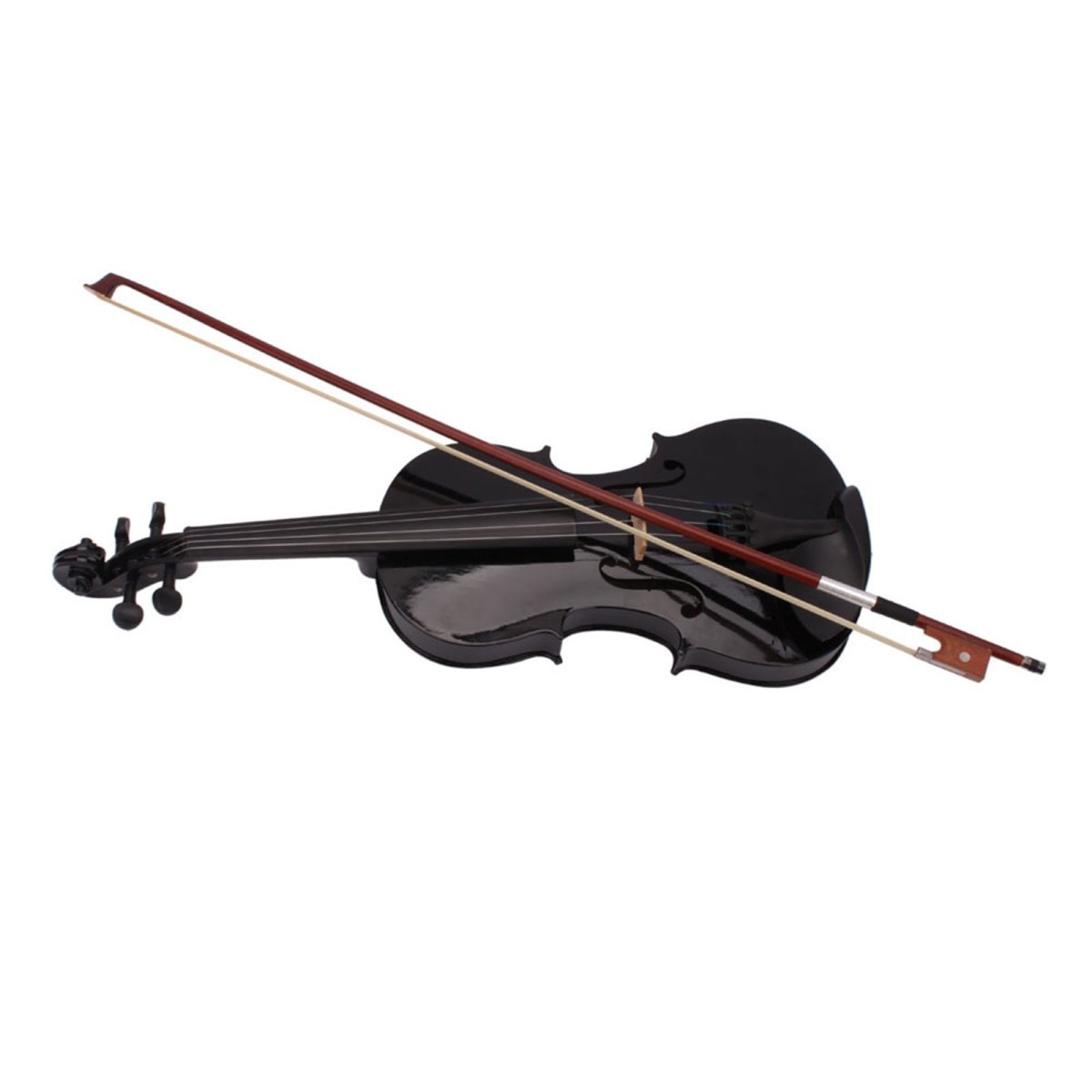 Midnight Series 4/4 Full-Size Black Acoustic Violin Pack