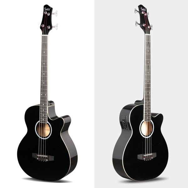Glarry GMB101 4-String Electric-Acoustic Bass Guitar