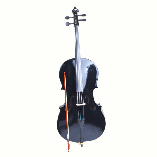 Modern Series 4/4 Full-Size Black Acoustic Cello Pack