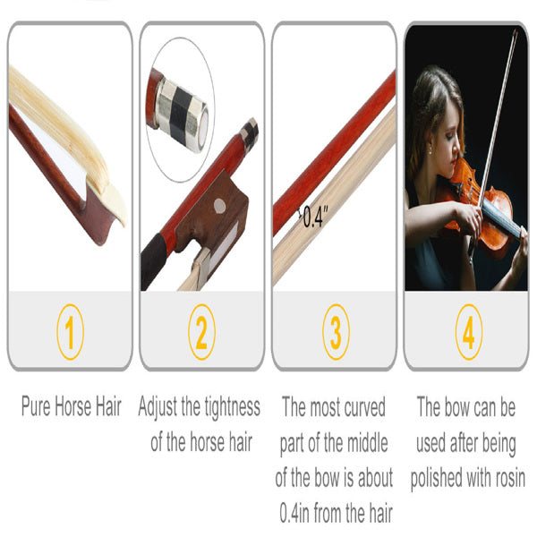 Enchanted Series: 1/4 Size Student Pink Violin Starter Pack