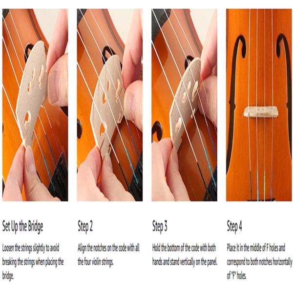 Enchanted Series: 1/4 Size Student Pink Violin Starter Pack