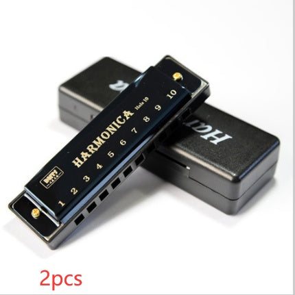 Pro-Elite 10-Hole Titanium Series Blues Harp