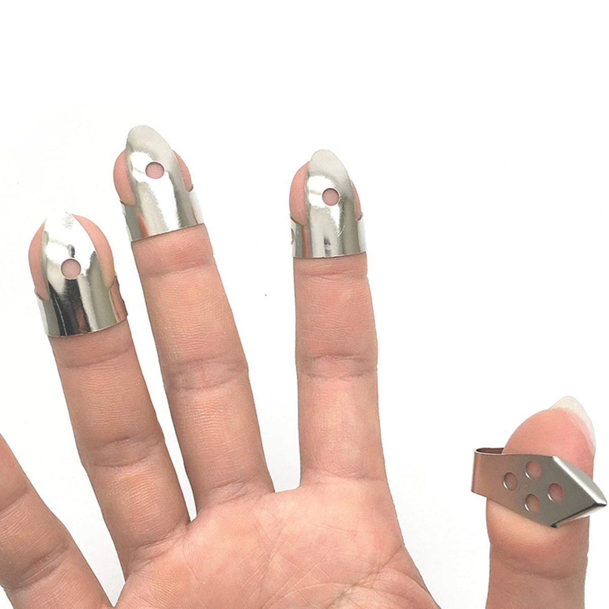 Iron-Clad Professional Stainless Steel Finger Pick Set