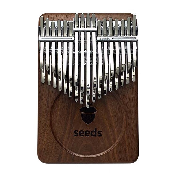 Seeds "Pisces" 34-Tone Chromatic Black Walnut Kalimba
