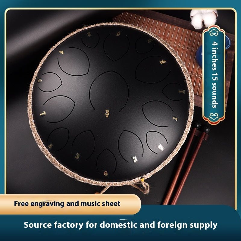 Zenith 14-Inch 15-Tone Professional Steel Tongue Drum