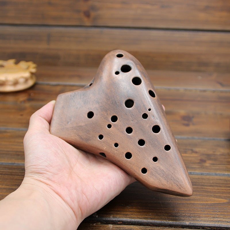 Master-Series Triple-Chamber Alto C Smoked Ocarina