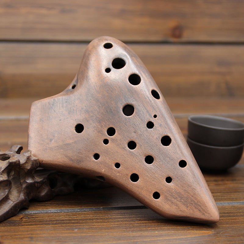 Master-Series Triple-Chamber Alto C Smoked Ocarina