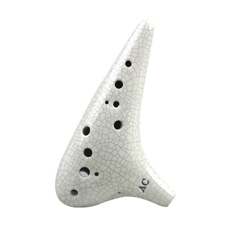 Artisan Hand-Painted 12-Hole Alto C Ocarina