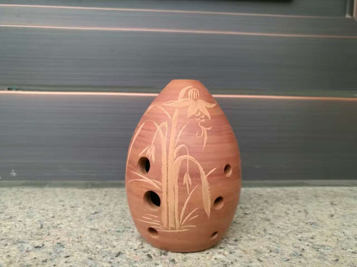 Terracotta Artisan Eight-Hole Xun
