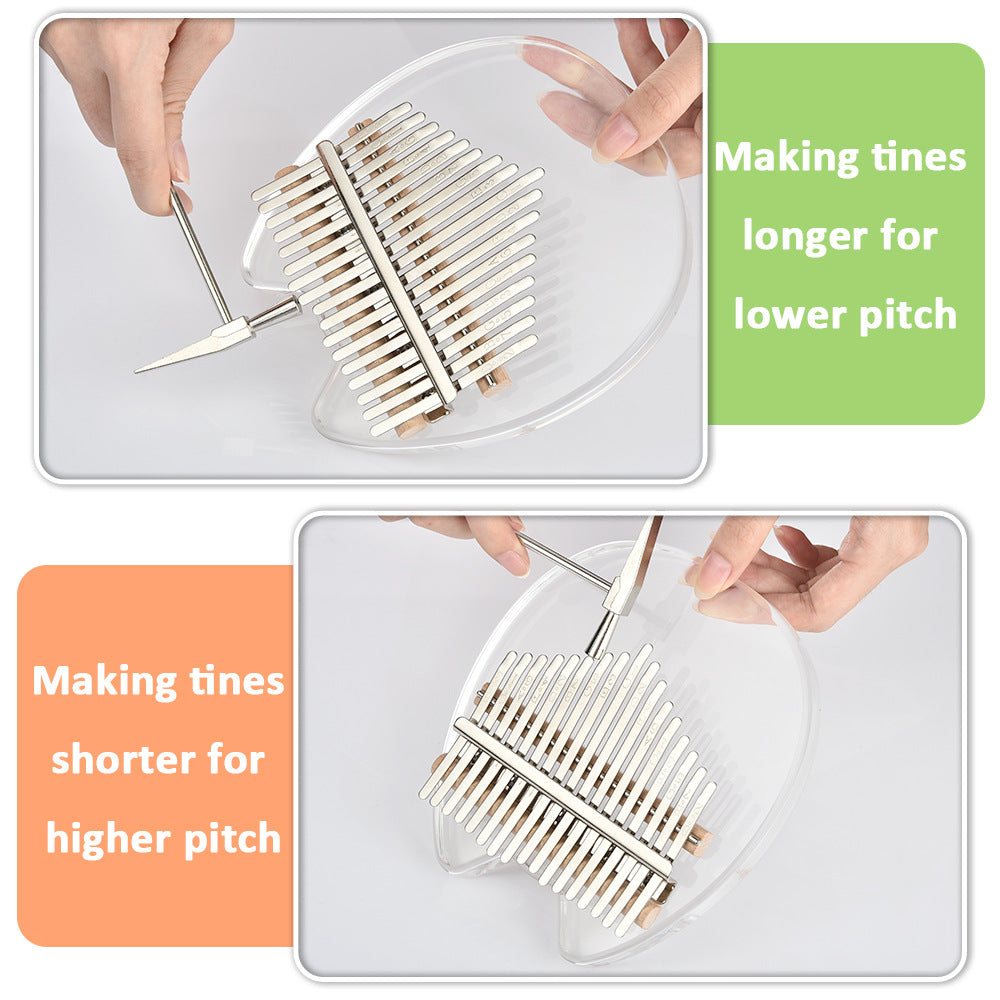 Clear Harmony 17-Key Acrylic Kalimba