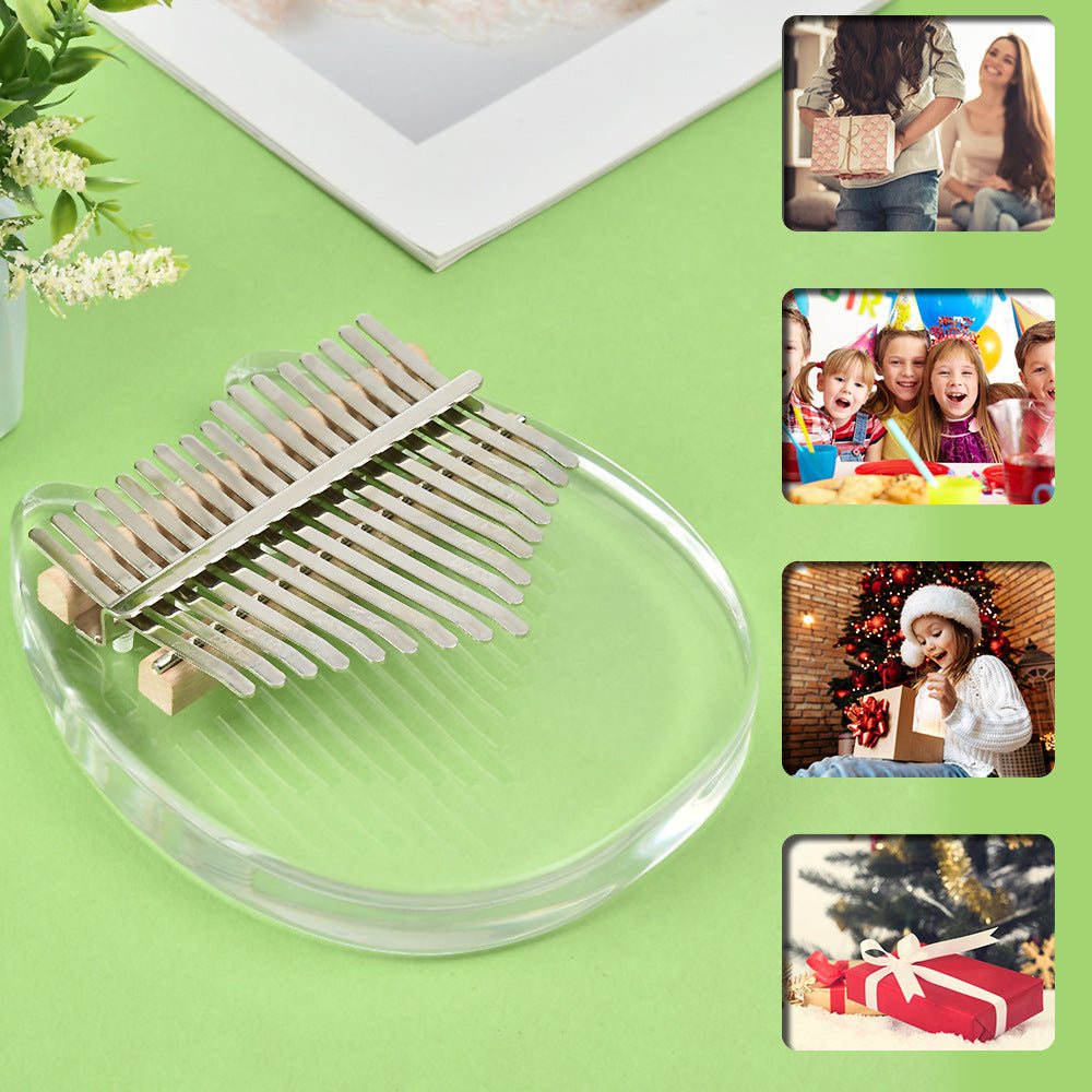 Clear Harmony 17-Key Acrylic Kalimba