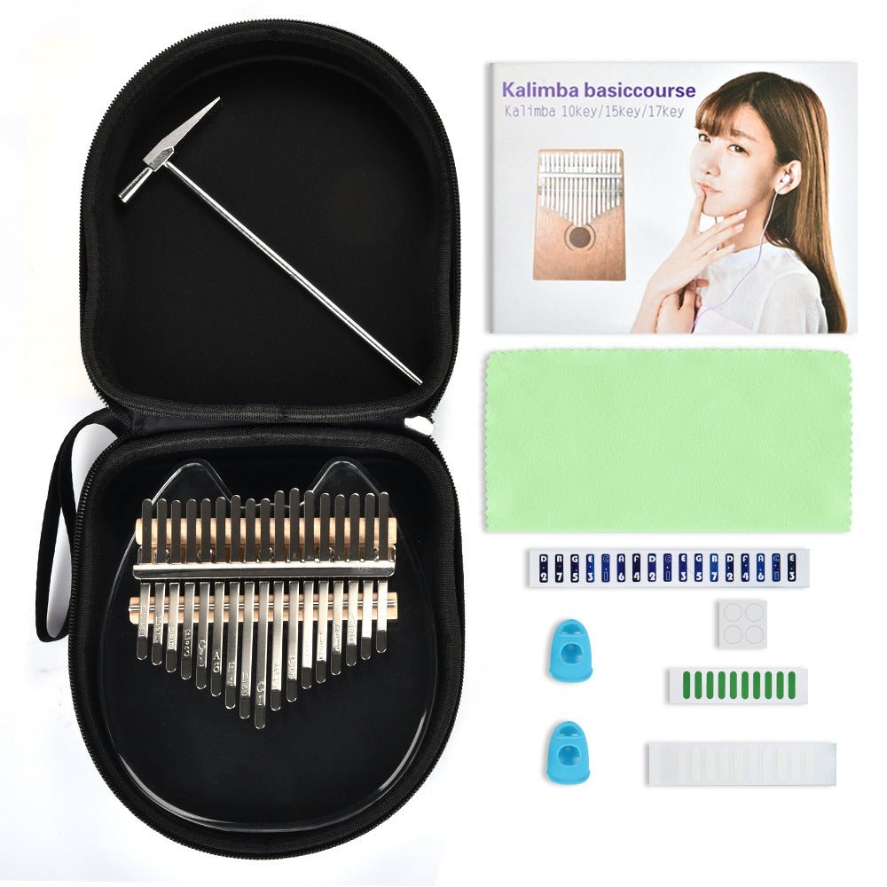 Clear Harmony 17-Key Acrylic Kalimba