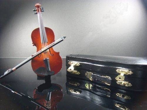 Miniature Artisan Violin Display Set