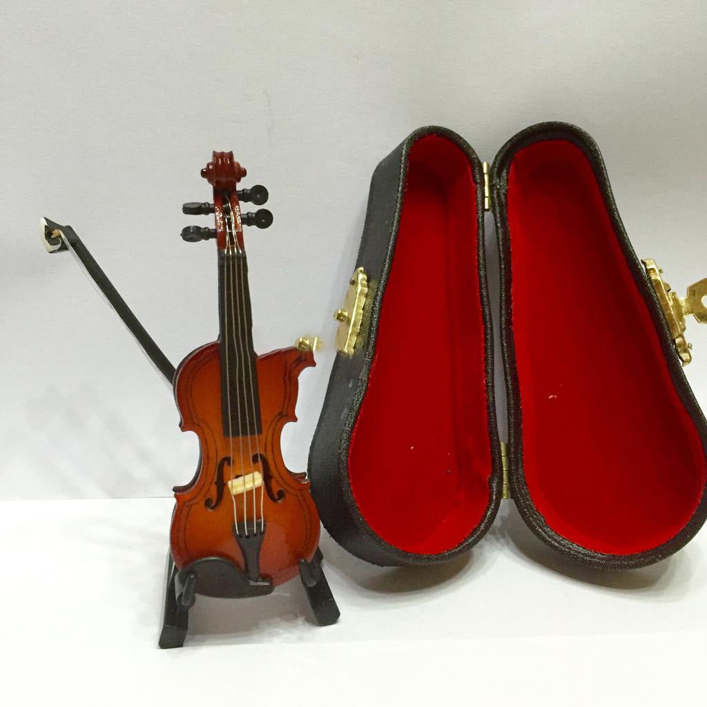 Miniature Artisan Violin Display Set