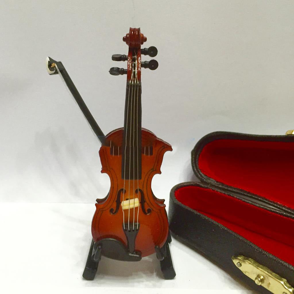 Miniature Artisan Violin Display Set