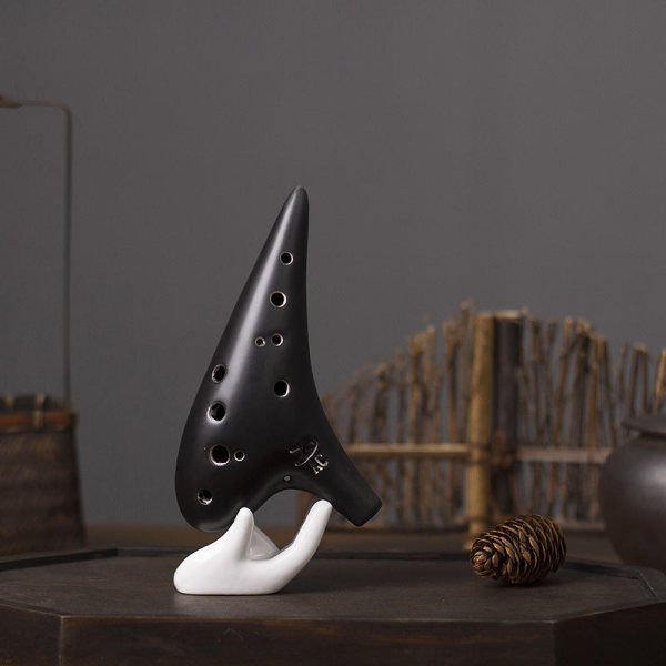 Midnight Zen 12-Hole Alto C Ceramic Ocarina